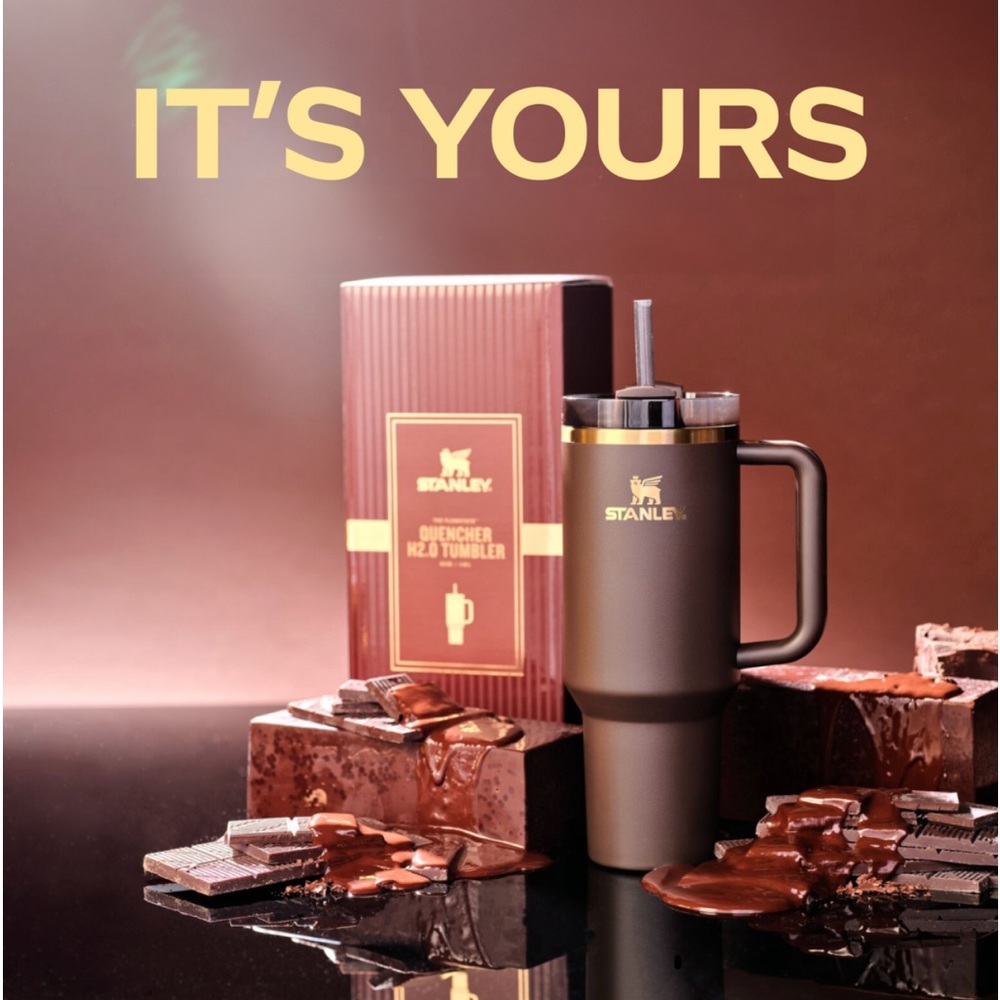 New 100% Authentic Chocolate Stanley Tumbler